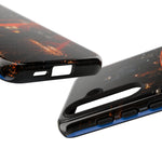 Challenger RT Phone Case, Rainy City Night Muscle Car Tough Cover