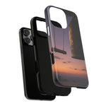 Temple Bell Sunset Phone Case Japan Zen Tough Case