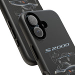 Black S2000 Roadster Collage JDM Tough Phone Case Cover Gift