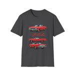 1965 Olds 442 Muscle Car T-Shirt | Classic Red Illustration
