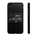 Black ZL1 Camaro Phone Case Muscle Car Tough Cover Gift Art