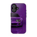 Purple Supra Phone Case, MK4 90s JDM Legend Tough Protective Cover for Men