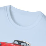 Red 1960 Corvette Convertible T-Shirt | Retro Classic Car Illustration