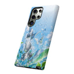 Copy of Silver Butterflies Tough Case | Blue Sky Water Droplets Phone Cover