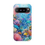 Underwater Coral Reef Phone Case | Colorful Tropical Fish Ocean Scene