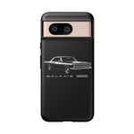 Vintage Galaxie 500 Phone Case | Classic Car Illustration, Black