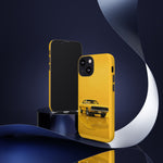 Golden Yellow Charger Phone Case, 68 Classic Muscle Car Tough Cover