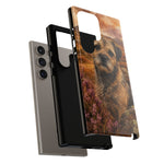 Border Terrier Earthy Watercolor Art Tough Phone Case