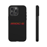 Camaro IROC-Z Retro Sunset Stripe Emblem Tough Phone Case Cover Gift