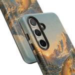 Leaping Golden Trout Lake Scene phone case | Tough Cover