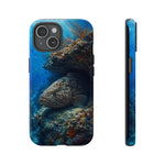 Grouper Reef Phone Case, Sunbeam Ledge Marine Art Tough Cover