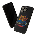 1972 Gran Torino Blue Retro Muscle Car Tough Phone Case Cover