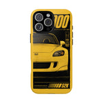 S2000 Spa Yellow Retro 90s JDM Car Tough Phone Case