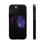 Girl at Window Night Cityphone Case | Tough Case