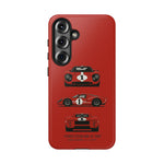 1967 GT40 Mk IV Red Race Car Tough Phone Case Cover Gift