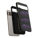 Purple R33 Skyline GTR JDM Sports Car Phone Case Tough Multi View