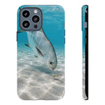 Permit Fishing Phone Case, Flats Fly Fishing Cover for Anglers