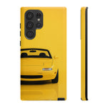 Yellow Miata Phone Case, NA Roadster 90s JDM Legend Cover