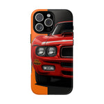 GTO The Judge Red Muscle Car Illustration Phone Case | Retro Classic Car