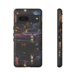 67 GTO Phone Case Purple, Rainy City Night Muscle Car Tough Cover