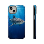 Tiger Shark Phone Case, Dappled Blue Water Tough Cover