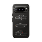 Black Silverado Classic Pickup Tough Phone Case for Chevy Truck Fans