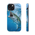 Spanish Mackerel Strike Phone Case Saltwater Fishing Gift for Anglers