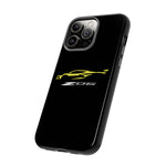 Yellow C8 Z06 Phone Case for Chevy Fans, Tough Protective Cover