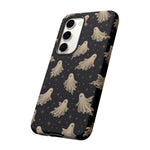 Vintage Ghost Pattern phone case | Halloween spooky stars design