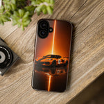 Z06 C8 Phone Case, Orange Racing Livery Studio Cover