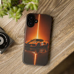 Z06 C8 Phone Case, Orange Racing Livery Studio Cover