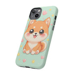 Shiba Inu Kawaii Chibi Smile Pet Dog Art Tough Phone Case