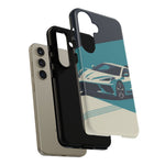 Retro Teal Sports Car C8 phone case | Tough Cases