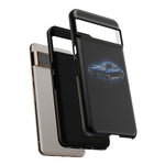 1963 Sting Ray Blue Glow Tough Phone Case Cover Gift Art