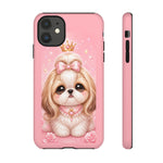 Shih Tzu Princess Kawaii Chibi Puppy Pet Dog Art Tough Phone Case