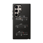 Black Silverado Classic Pickup Tough Phone Case for Chevy Truck Fans