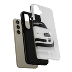 White MK4 Supra Phone Case, Retro 90s JDM Tough Cover for Car Enthusiasts