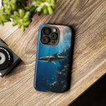 Cobia Reef Phone Case, Shaft of Light Ocean Fishing Tough Cover