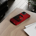 Red Mustang Art Phone Case, GT500 American Muscle Car Tough Cover