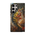 Peacock Bass Strike Phone Case Freshwater Fishing Gift for Anglers