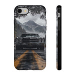 70 El Camino SS Phone Case, Black Classic Car Foggy Mountain Cover