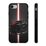 Camaro ZL1 Phone Case, Black Red Racing Stripe Studio Cover, Gift