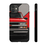 OBS Chevy Truck Victory Red Tough Phone Case