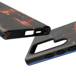 Challenger RT Phone Case, Rainy City Night Muscle Car Tough Cover