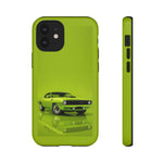 Green Cuda Muscle Car phone case for Gear Heads