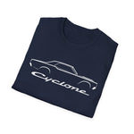 1964 Cyclone Classic Car Outline T-Shirt Line Art Silhouette Emblem Car Fan Gift