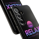 Relax Vaporwave Sunset Tough Phone Case Cover Gift Art