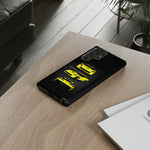 C7 Z06 Phone Case Featuring Yellow Chevy Supercar Artwork
