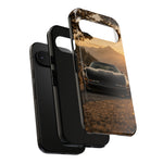 C4 ZR1 Corvette Phone Case, Black Misty Mountain Pass Cover