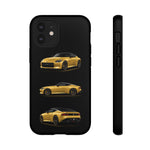 Gold Fairlady Z Classic Sports Car Tough Phone Case - 3 View